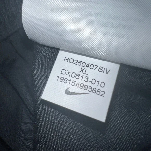 Nike Cargo Pants Mens XL Black Loose Fit Straight Leg Ripstop NWT - Picture 11 of 13